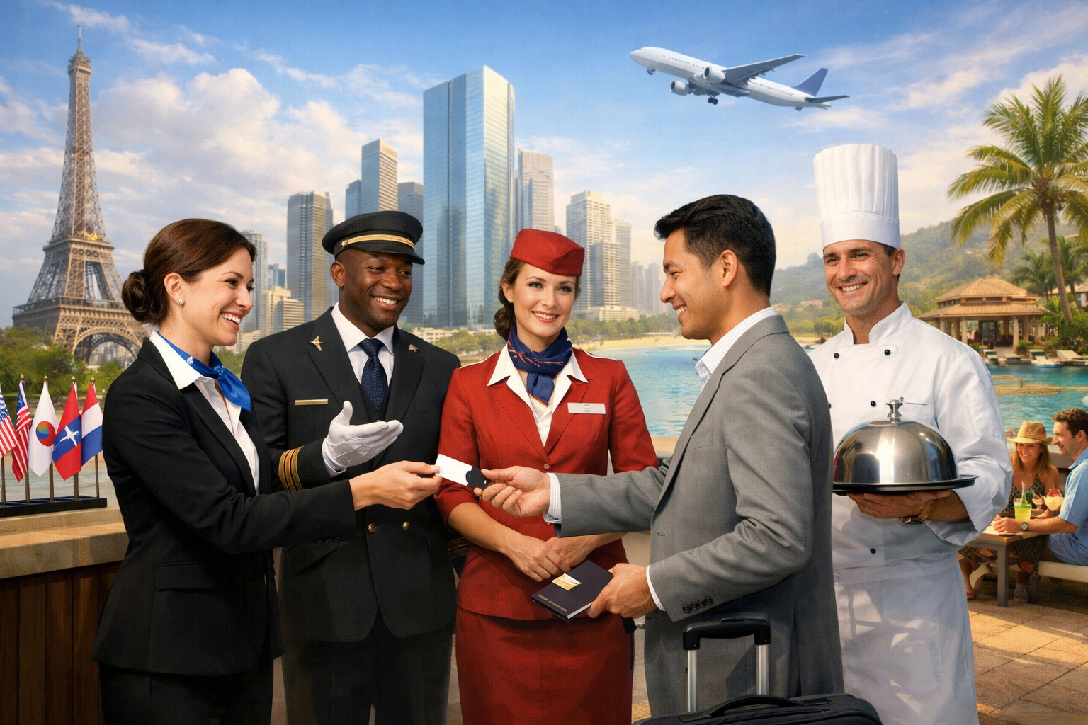 Mahasiswa IPTI Tedja Indonesia mempelajari global hospitality standards untuk persiapan karier internasional di industri pariwisata.